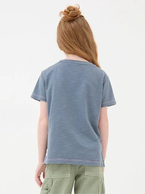 Girls Fatface Tops and TShirts Grey Horse Graphic TShirt