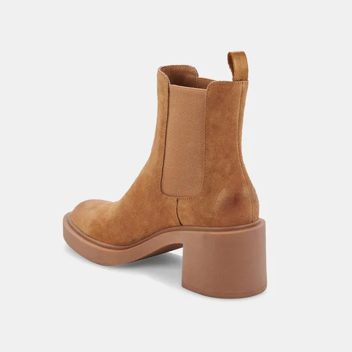 Gunner Booties Brown Suede Women Dolce Vita Boots and Booties