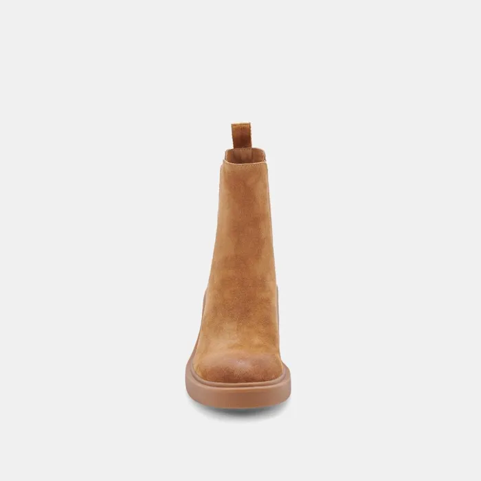Gunner Booties Brown Suede Women Dolce Vita Boots and Booties