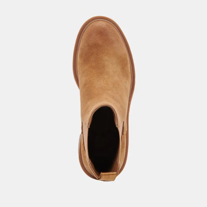 Gunner Booties Brown Suede Women Dolce Vita Boots and Booties