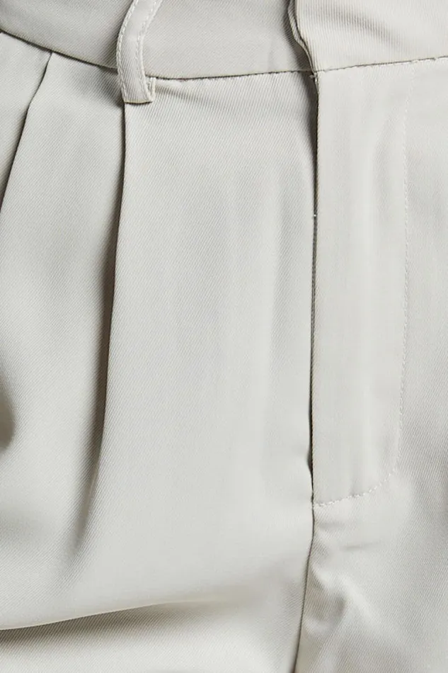 Gwyneth Pants 8211 Mid Waist Tailored Trousers In Stone Women Showpo Pants