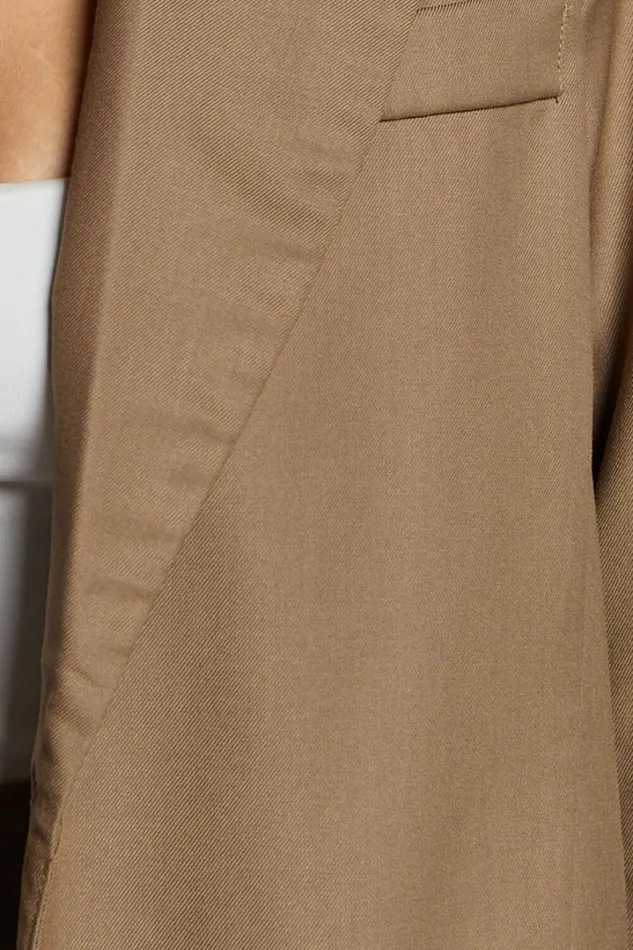 Haidy Blazer 8211 Single Breasted Boyfriend Blazer In Taupe Women Showpo Blazers