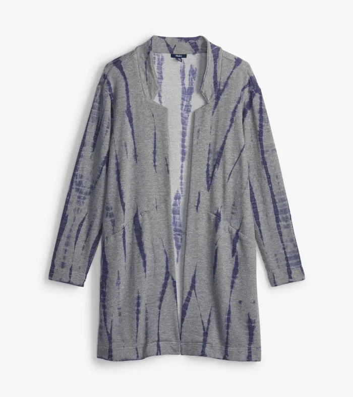 Hatley Ami Cardigan 8211 Storm Tie Dye Women Sweaters