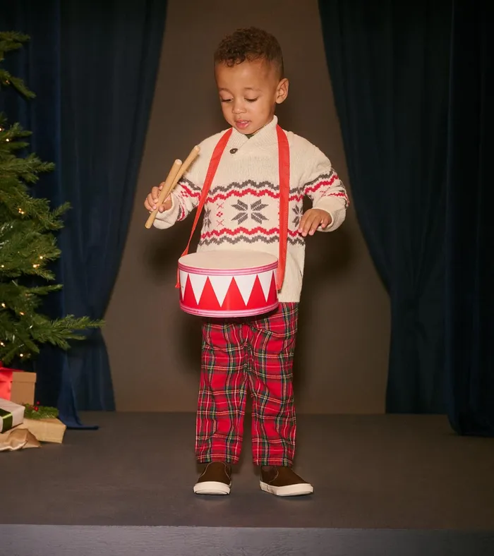 Hatley Baby and Toddler Holiday Knit Pullover Sweater Baby and Toddler Bottoms