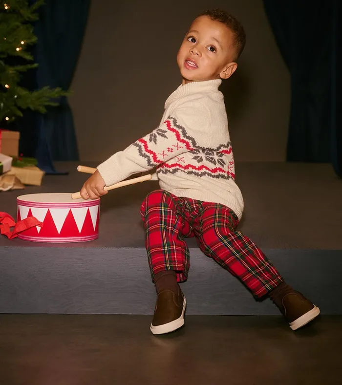 Hatley Baby and Toddler Holiday Knit Pullover Sweater Baby and Toddler Bottoms