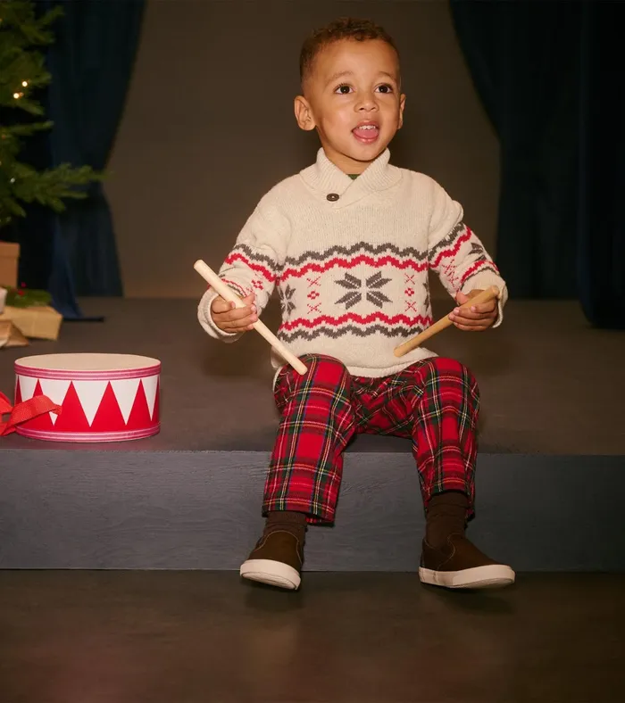 Hatley Baby and Toddler Holiday Knit Pullover Sweater Baby and Toddler Bottoms