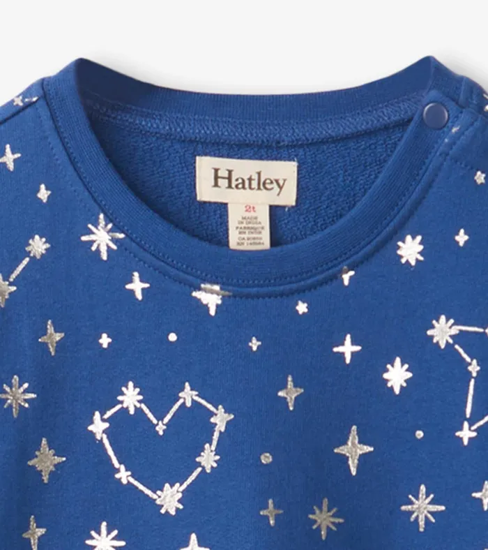 Hatley Constellation Terry Dress Baby and Toddler Dresses