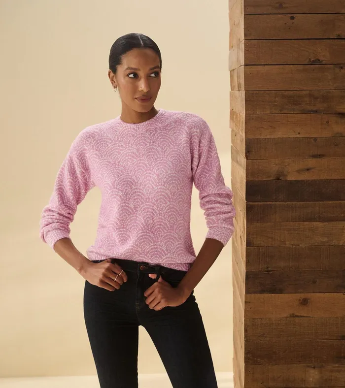 Hatley Ella Sweater 8211 Deco Dots Women Sweaters