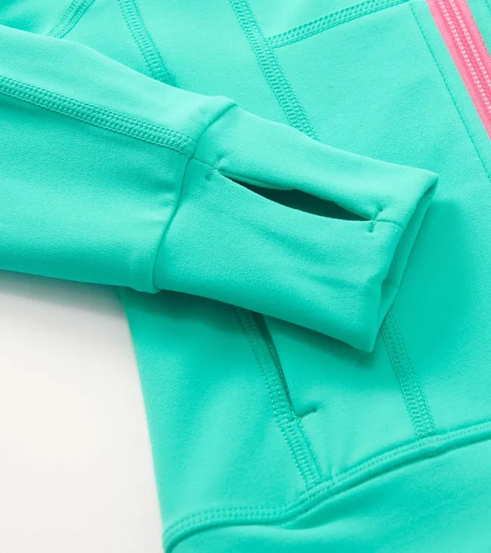Hatley Girls Aqua Green Active Jacket Girls Sweaters