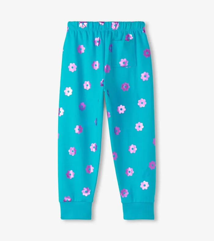 Hatley Girls Blossom Cuffed Track Pants Girls Bottoms