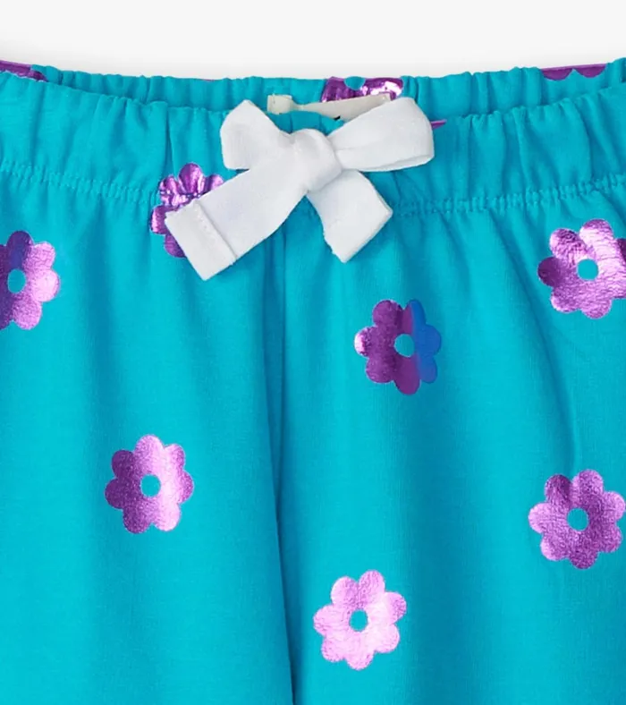 Hatley Girls Blossom Cuffed Track Pants Girls Bottoms