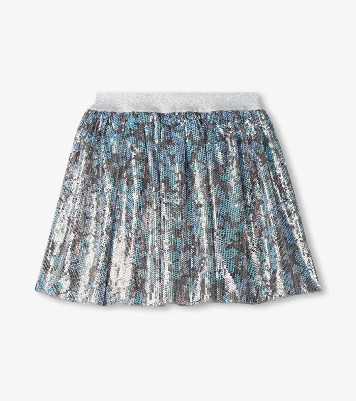 Hatley Girls Flower Shimmer Sequin Tulle Skirt Girls Bottoms