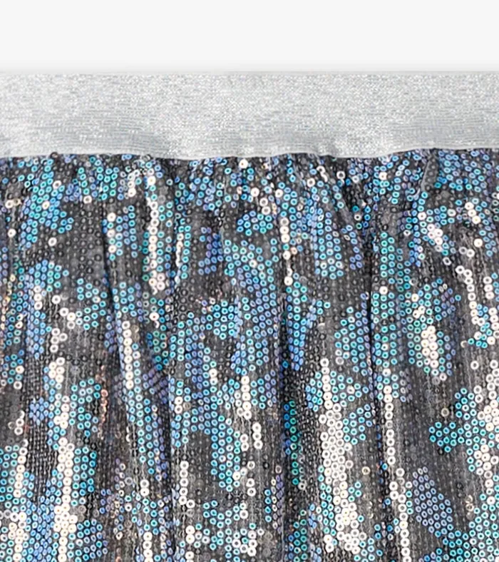 Hatley Girls Flower Shimmer Sequin Tulle Skirt Girls Bottoms