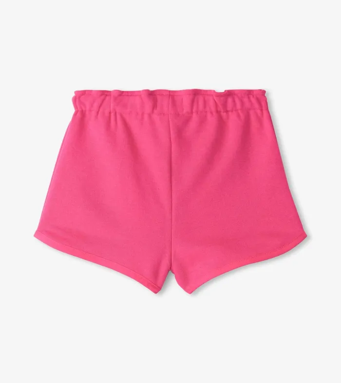 Hatley Girls Pink Paper Bag Shorts Girls Bottoms