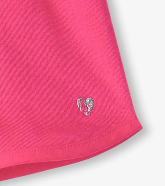 Hatley Girls Pink Paper Bag Shorts Girls Bottoms
