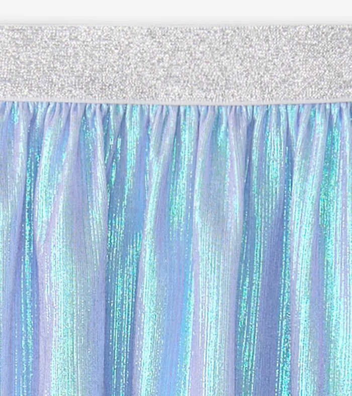 Hatley Girls Silver Metallic Mid Length Skirt Girls Bottoms