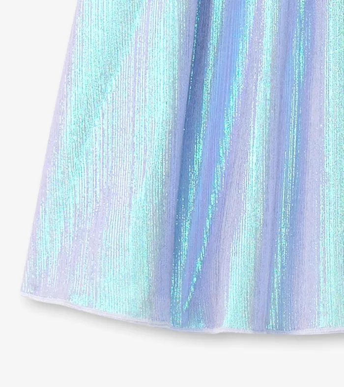 Hatley Girls Silver Metallic Mid Length Skirt Girls Bottoms