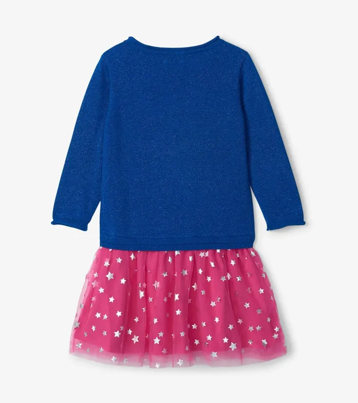 Hatley Girls Star Power Drop Waist Tulle Dress Girls Dresses