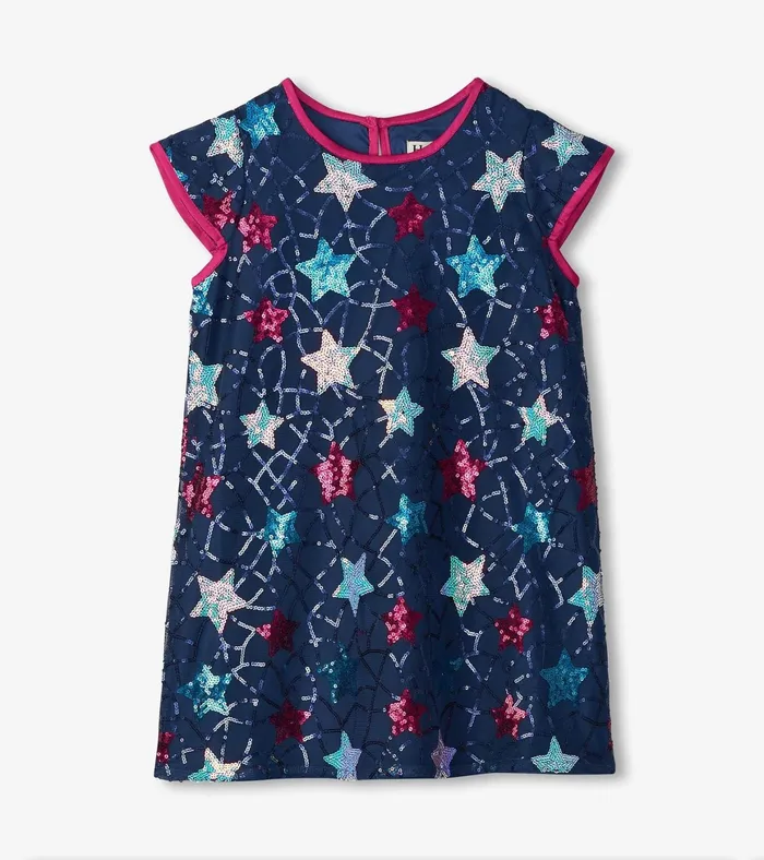 Hatley Girls Starry Sky Party Dress Girls Dresses