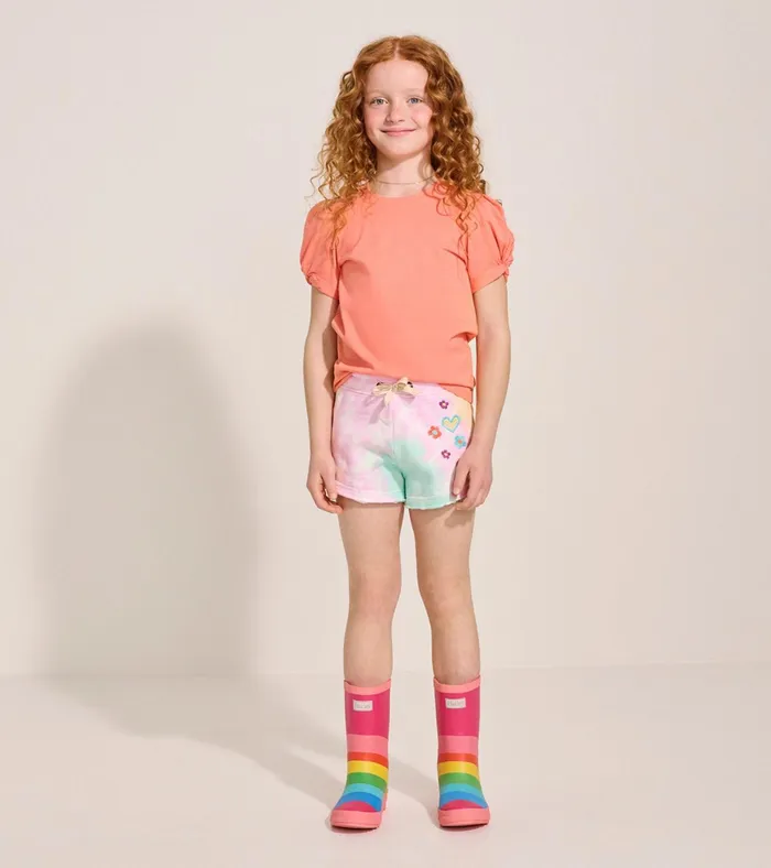 Hatley Girls Summer Waves Pull On Shorts Girls Bottoms
