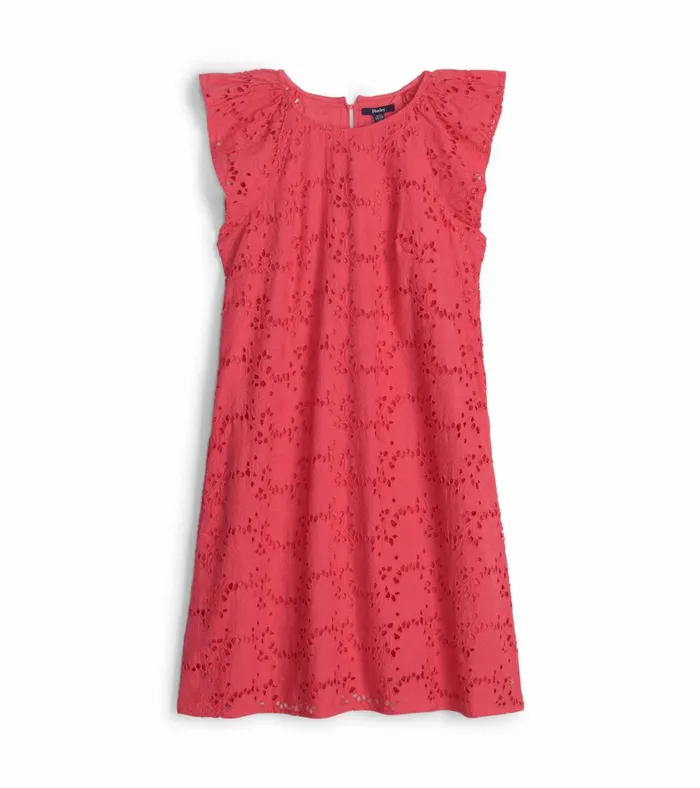 Hatley Kaia Eyelet Dress 8211 Rouge Red Women Dresses