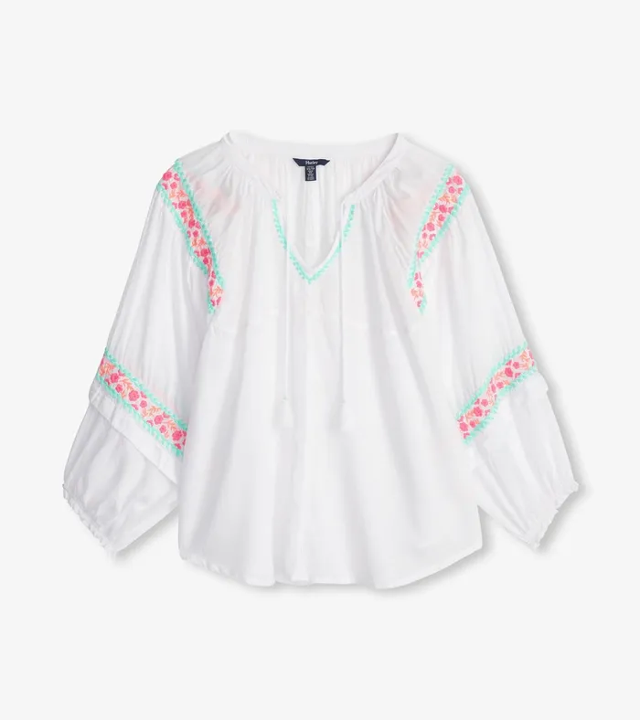 Hatley Naomi Blouse 8211 Fresh White Women Tops