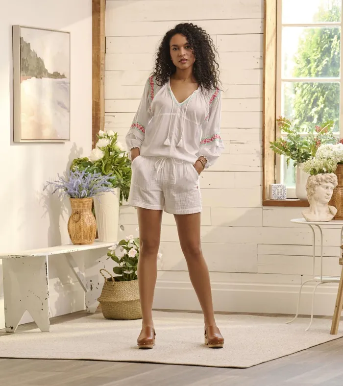 Hatley Naomi Blouse 8211 Fresh White Women Tops