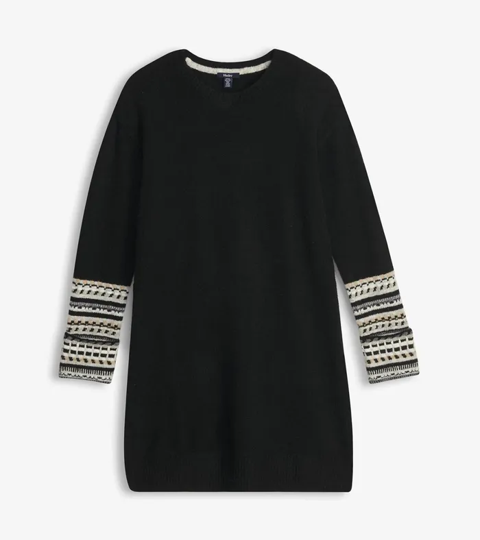 Hatley Sadie Sweater Dress 8211 Black Women Dresses