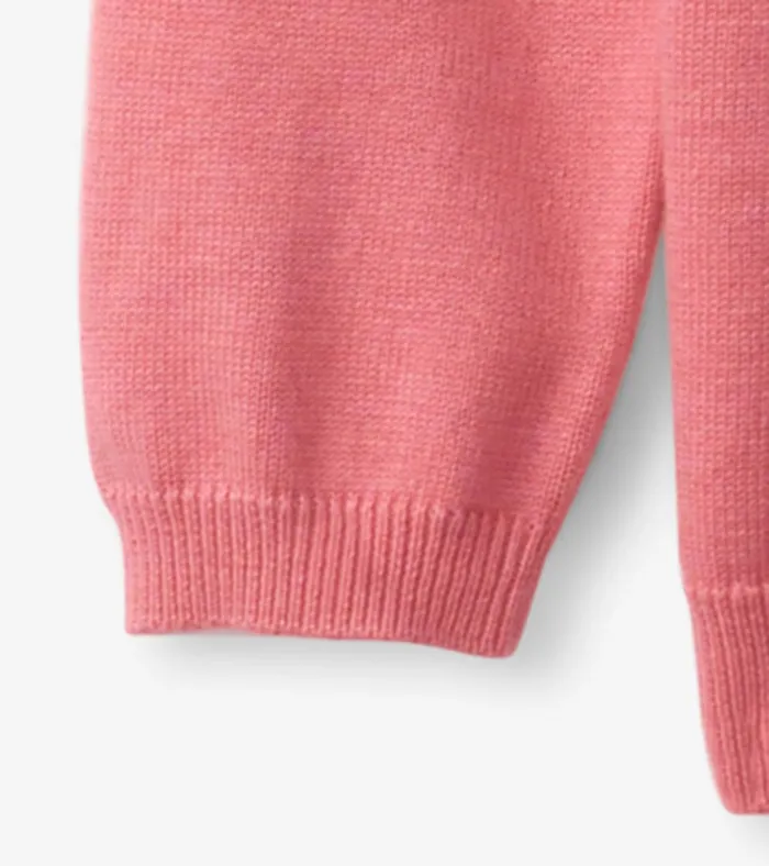 Hatley Striped Heart Ruffle Sleeve Sweater Baby and Toddler Sweaters