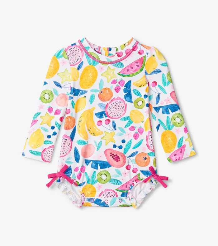 Hatley Summer Fruit Baby Rashguard Swimsuit Baby and Toddler Swimwear