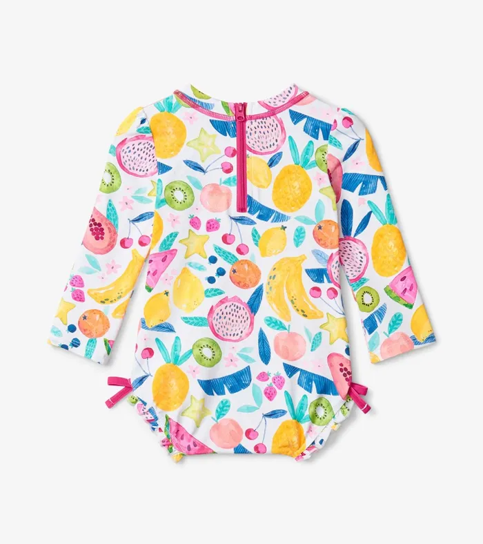 Hatley Summer Fruit Baby Rashguard Swimsuit Baby and Toddler Swimwear
