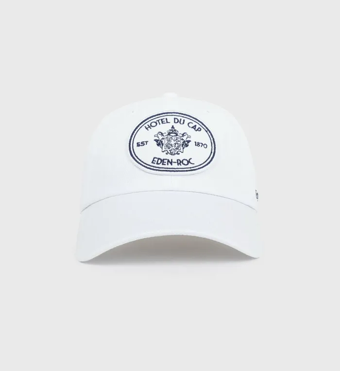 Hats Women Sporty and Rich Eden Crest Hat 8211 WhiteNavy