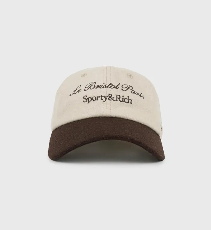 Hats Women Sporty and Rich Faubourg Wool Hat 8211 CreamChocolate