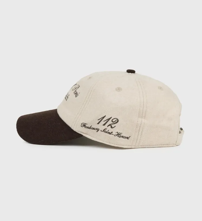 Hats Women Sporty and Rich Faubourg Wool Hat 8211 CreamChocolate