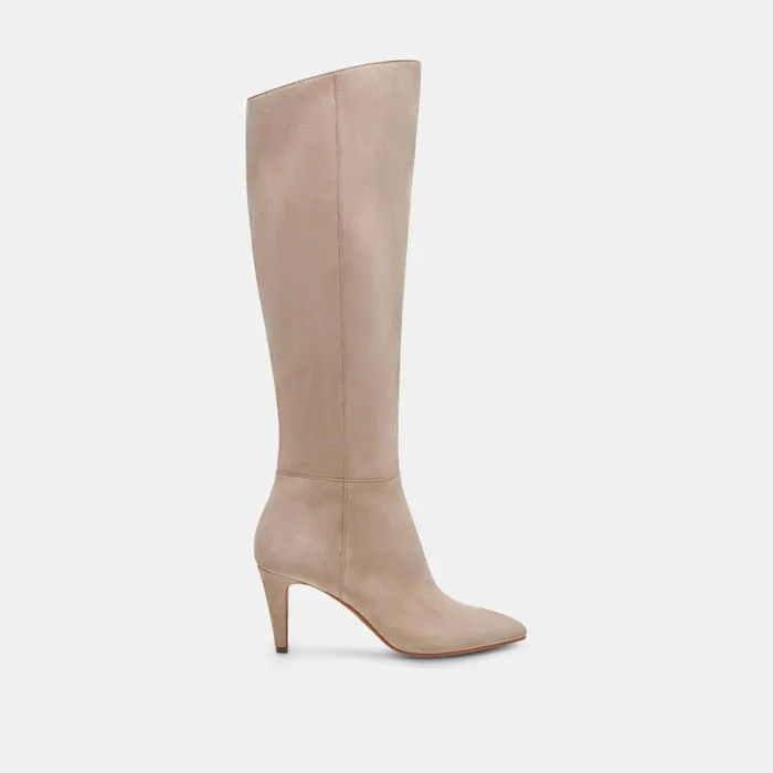 Haze Boots Taupe Suede Women Dolce Vita Boots and Booties