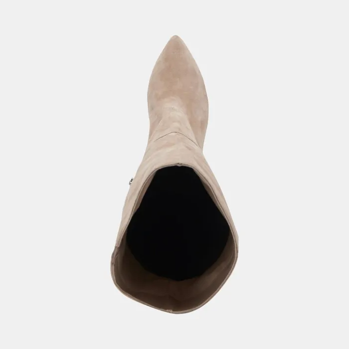 Haze Boots Taupe Suede Women Dolce Vita Boots and Booties