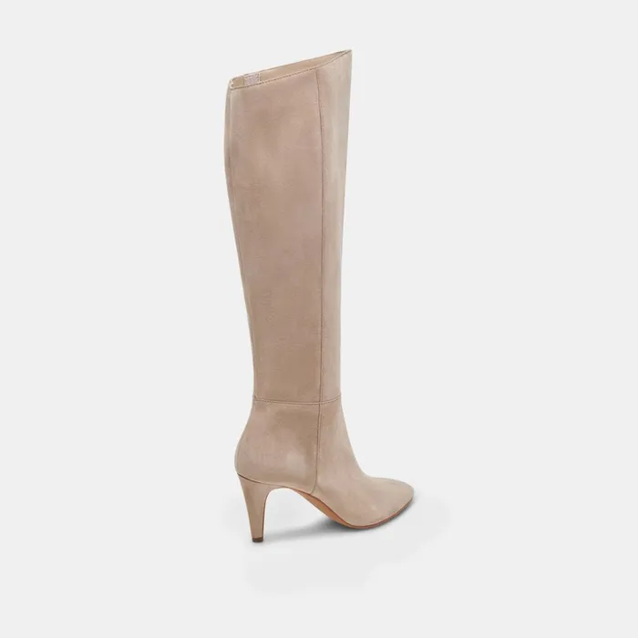 Haze Boots Taupe Suede Women Dolce Vita Boots and Booties