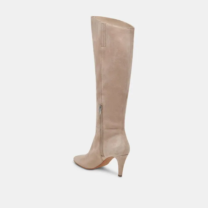 Haze Boots Taupe Suede Women Dolce Vita Boots and Booties