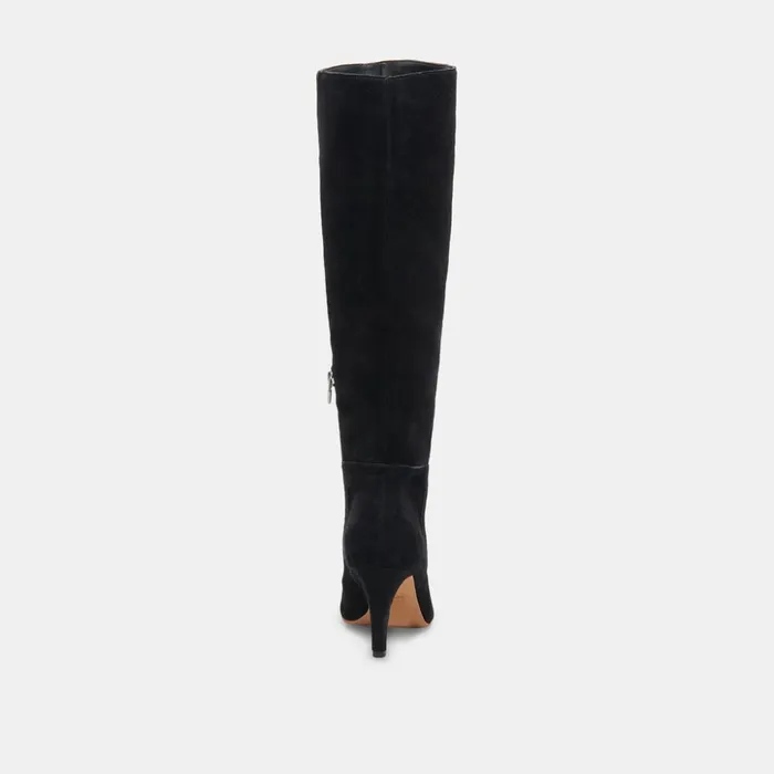 Haze Wide Calf Boots Onyx Suede Women Dolce Vita Boots and Booties