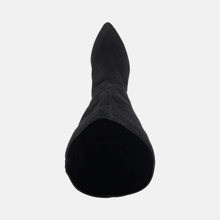Haze Wide Calf Boots Onyx Suede Women Dolce Vita Boots and Booties