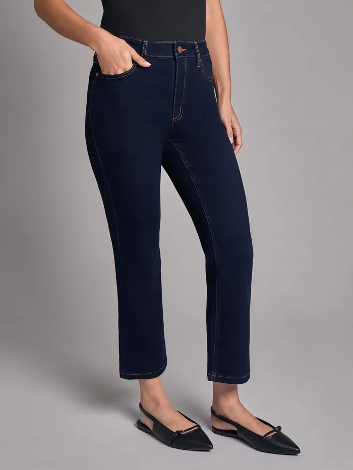 High Rise Cropped Kick Flare Jeans Women Jones New York Denim High Rise Cropped Kick Flare Jeans Women Jones New York Denim