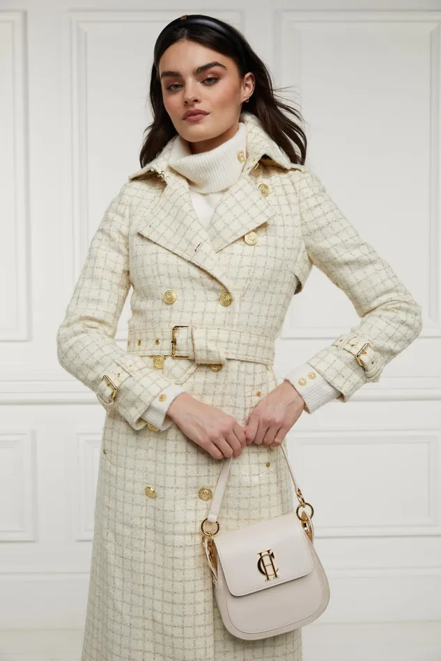 Holland Cooper Bags Women Chelsea Saddle Bag Cream Holland Cooper Bags Women Chelsea Saddle Bag Cream