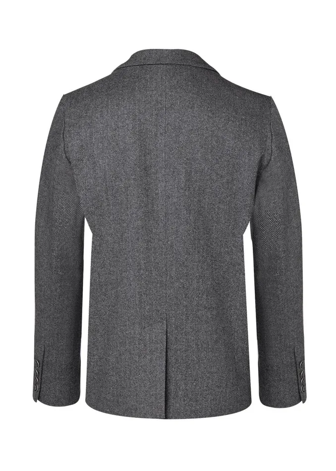 Holland Cooper Blazers Men The Single Breasted Blazer Mono Herringbone Holland Cooper Blazers Men The Single Breasted Blazer Mono Herringbone