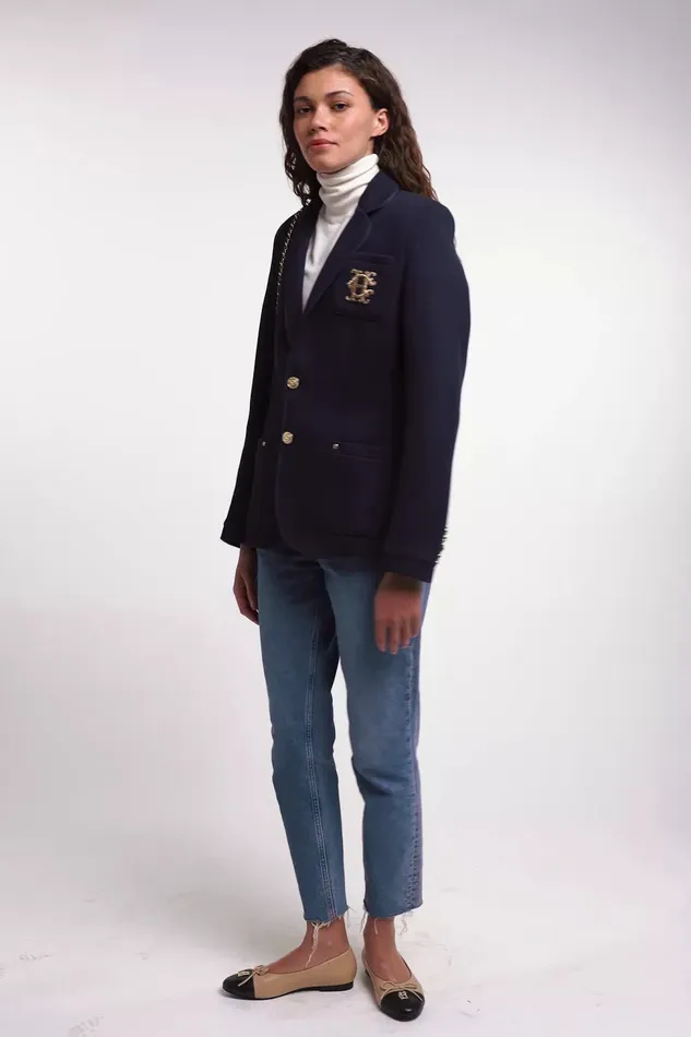 Holland Cooper Blazers Women Henley Blazer Navy Navy Holland Cooper Blazers Women Henley Blazer Navy Navy