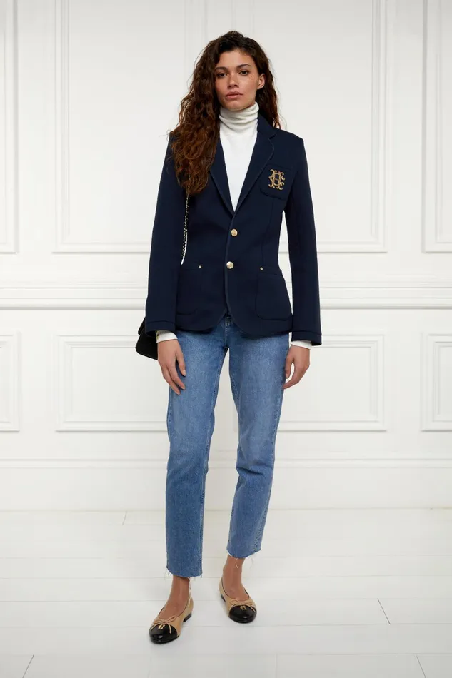 Holland Cooper Blazers Women Henley Blazer Navy Navy Holland Cooper Blazers Women Henley Blazer Navy Navy