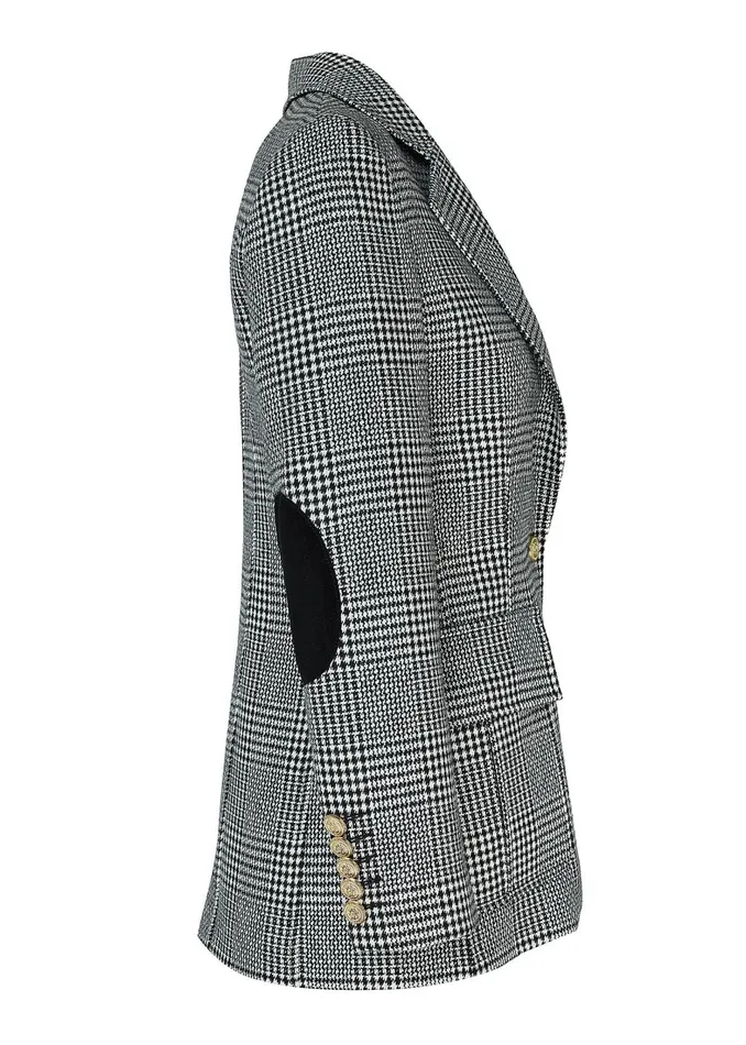 Holland Cooper Blazers Women Paddington Blazer Prince Of Wales Mono Holland Cooper Blazers Women Paddington Blazer Prince Of Wales Mono