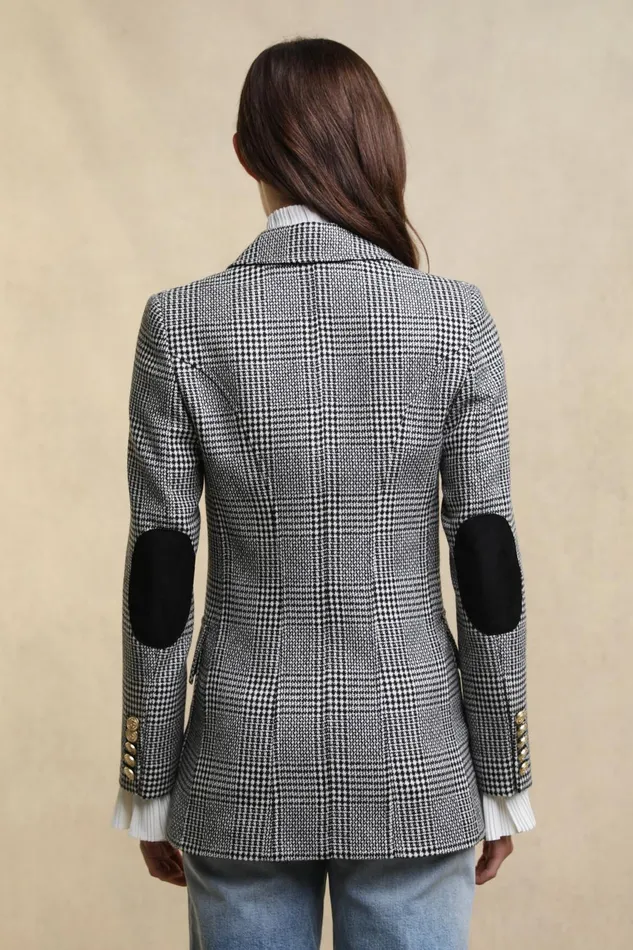 Holland Cooper Blazers Women Paddington Blazer Prince Of Wales Mono Holland Cooper Blazers Women Paddington Blazer Prince Of Wales Mono