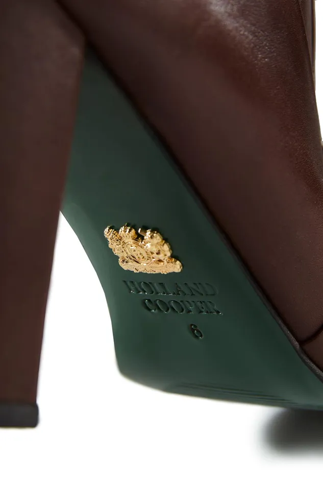 Holland Cooper Boots Women Kensington Knee Boot Chocolate Holland Cooper Boots Women Kensington Knee Boot Chocolate