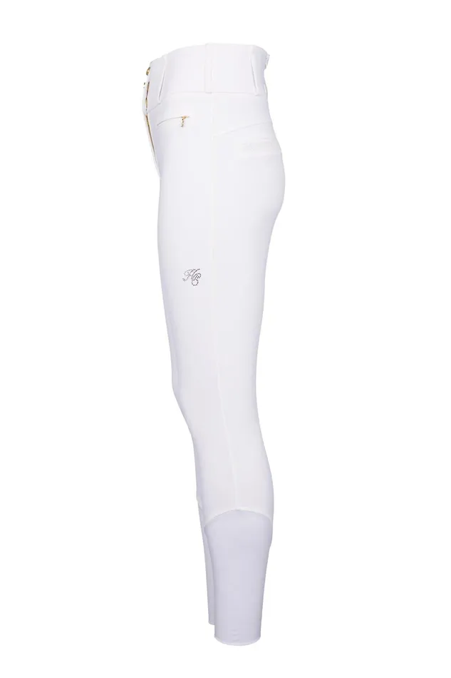 Holland Cooper Breeches Women Premium Competition High Rise Breeches White Holland Cooper Breeches Women Premium Competition High Rise Breeches White