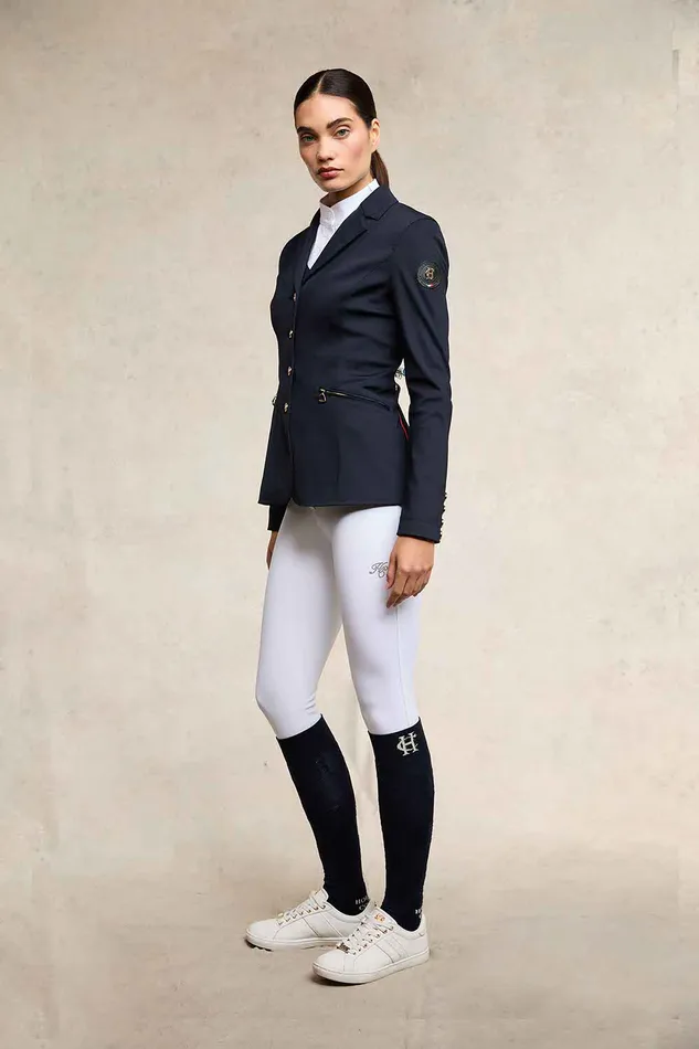 Holland Cooper Breeches Women Premium Competition High Rise Breeches White Holland Cooper Breeches Women Premium Competition High Rise Breeches White